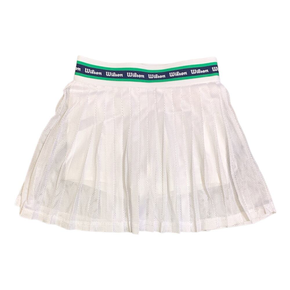Wilson Girls' Tennis Skort - White XS 4/5